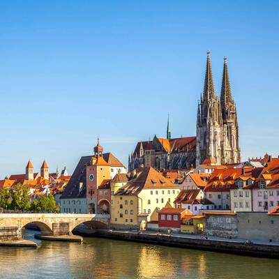 Blick auf Regensburg